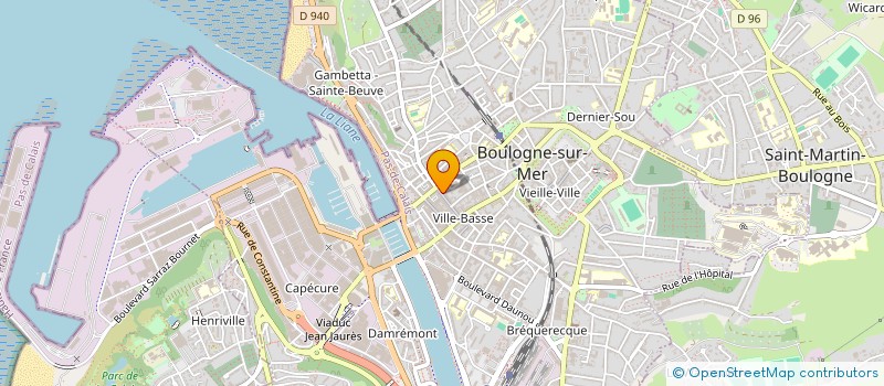 localisation de l'entreprise NYALAM à BOULOGNE-SUR-MER