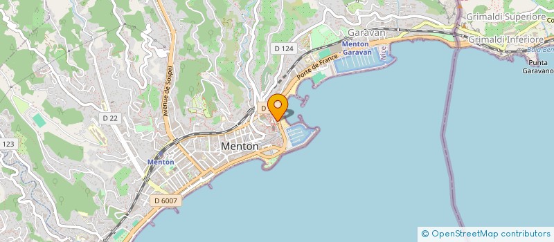 localisation de l'entreprise NYAMBA à MENTON
