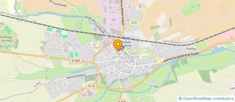 localisation de l'entreprise NYAMORO PRODUCTION  VERNEUIL D'AVRE ET D'ITON