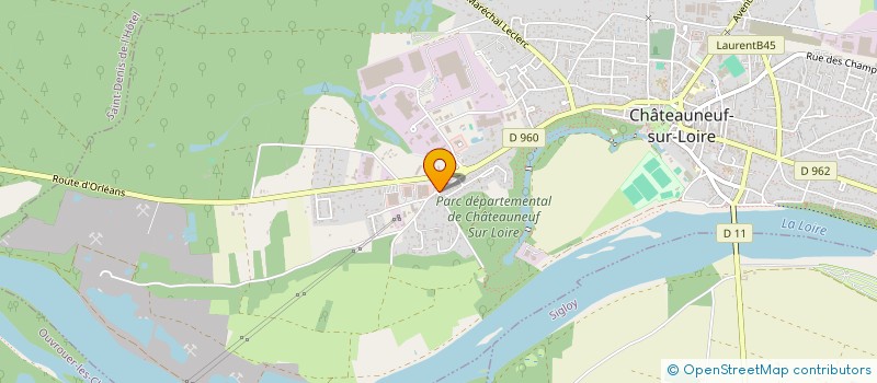 localisation de l'entreprise NYANIBA à CHATEAUNEUF-SUR-LOIRE