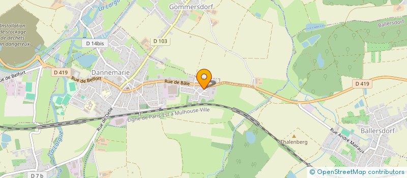 localisation de l'entreprise NYARI INGENIERIE MAINTENANCE à HAGENBACH