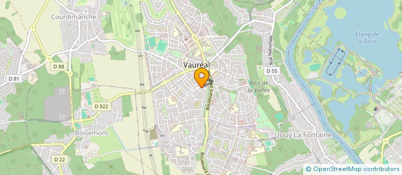 localisation de l'entreprise NYASKOOL  VAUREAL