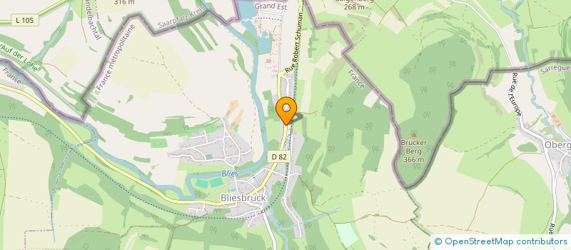 localisation de l'entreprise NYBO  BLIES-GUERSVILLER