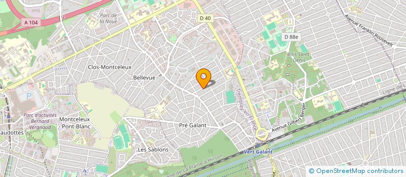 localisation de l'entreprise NYBZ à VILLEPINTE
