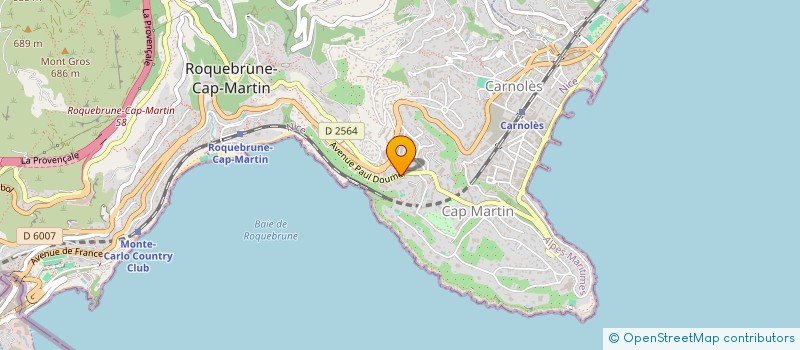 localisation de l'entreprise NYC-LA à ROQUEBRUNE-CAP-MARTIN