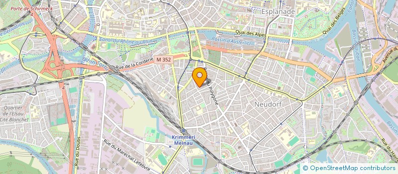 localisation de l'entreprise NYCEVI à STRASBOURG