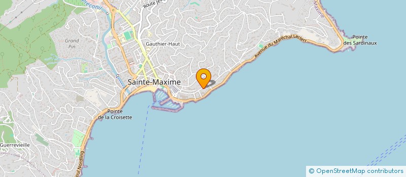 localisation de l'entreprise NYCLAU à SAINTE-MAXIME