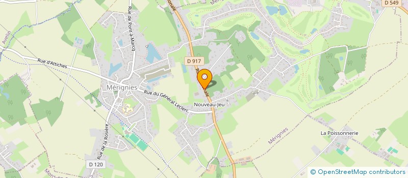 localisation de l'entreprise NYCTOGRAPHE  MERIGNIES