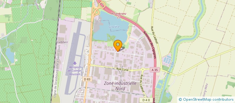 localisation de l'entreprise NYDEGGER à COLMAR