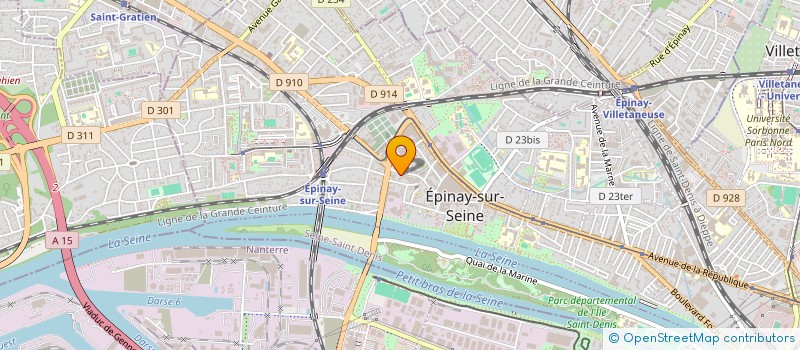 localisation de l'entreprise NYF à EPINAY-SUR-SEINE