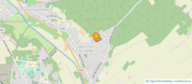 localisation de l'entreprise NYGHTRUSH PROJECT  OBERHOFFEN-SUR-MODER