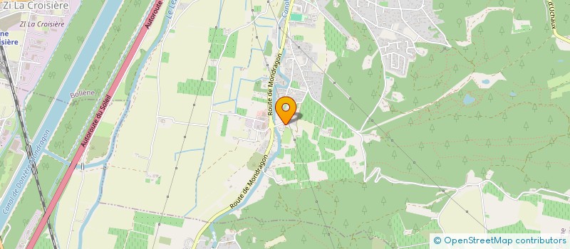 localisation de l'entreprise NYI  BOLLENE