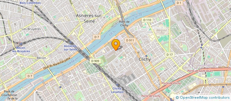 localisation de l'entreprise NYINA CORP DATA CONSULTING à CLICHY