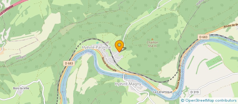 localisation de l'entreprise NYKO  HYEVRE-PAROISSE