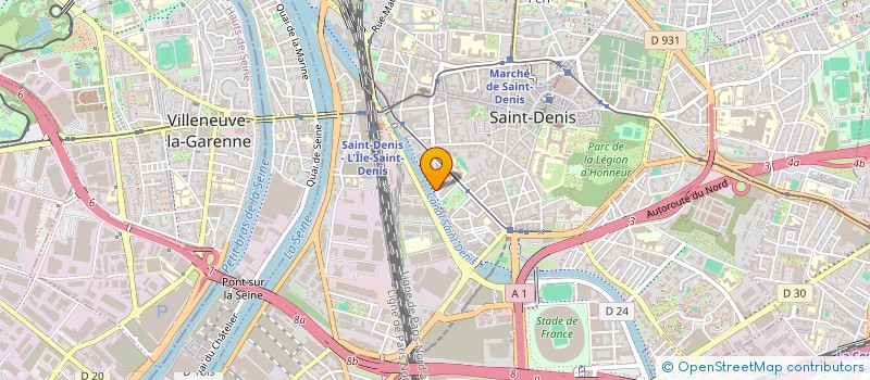 localisation de l'entreprise NYL à SAINT-DENIS