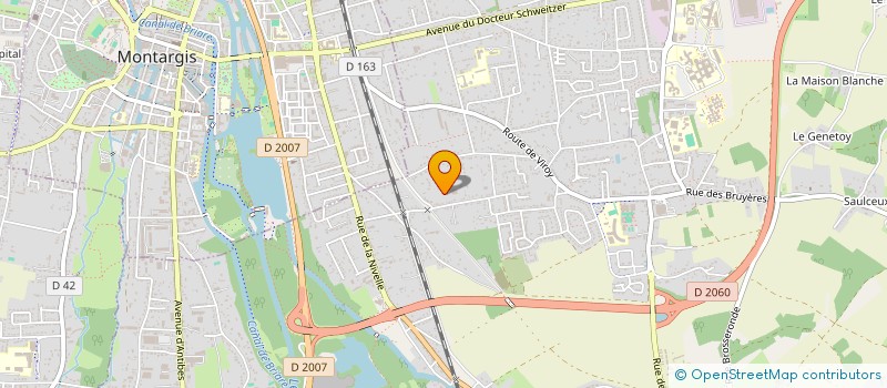 localisation de l'entreprise NYL  AMILLY