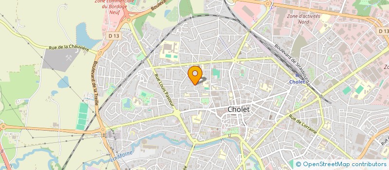 localisation de l'entreprise NYL AMENAGEMENT à CHOLET