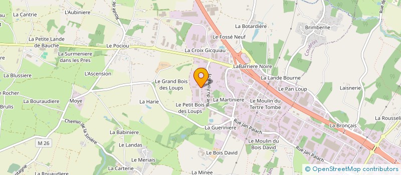 localisation de l'entreprise NYL COMMUNICATION à COUERON