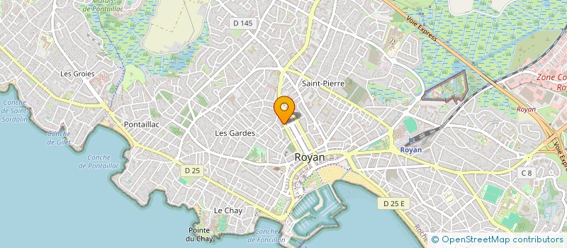 localisation de l'entreprise NYL SCI à ROYAN