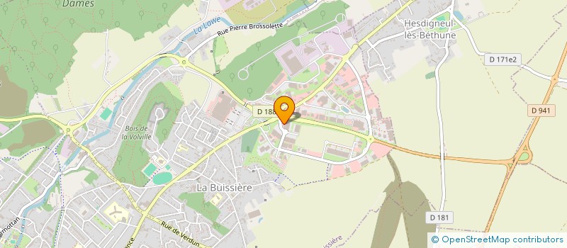 localisation de l'entreprise NYLA à ARRAS