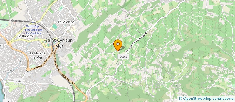 localisation de l'entreprise NYLFIN à SAINT-CYR-SUR-MER
