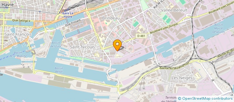 localisation de l'entreprise NYLH 2 à LE HAVRE