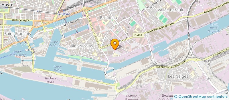 localisation de l'entreprise NYLH 8  LE HAVRE