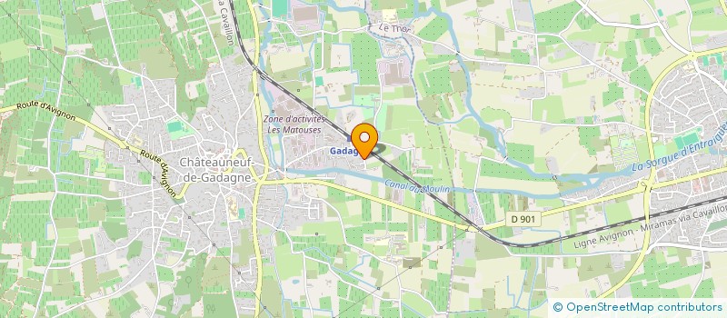 localisation de l'entreprise NYLLA  CHATEAUNEUF-DE-GADAGNE