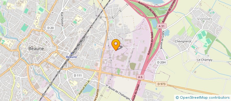 localisation de l'entreprise NYLLUN à BEAUNE