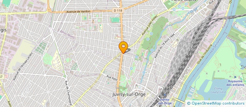 localisation de l'entreprise NYLO CORPORATION à JUVISY-SUR-ORGE