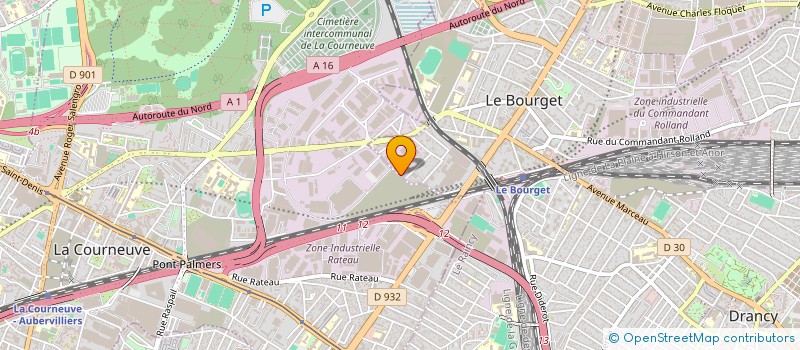localisation de l'entreprise NYLOFLOR à LE BOURGET