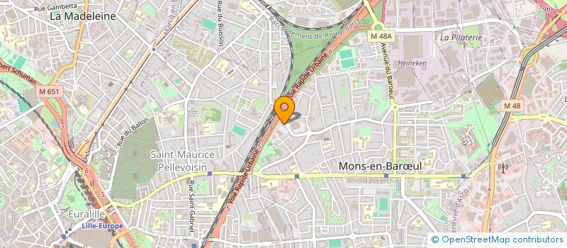 localisation de l'entreprise NYLOS 2  MONS-EN-BARUL