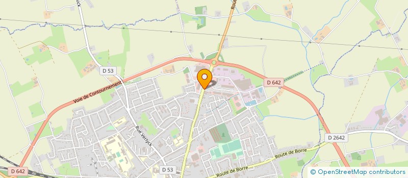 localisation de l'entreprise NYLY à HAZEBROUCK