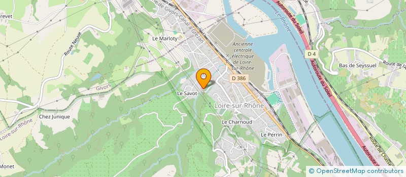 localisation de l'entreprise NYM INVEST à LOIRE-SUR-RHONE