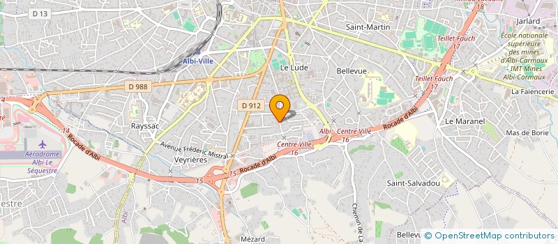 localisation de l'entreprise NYM PATRIMOINE à ALBI