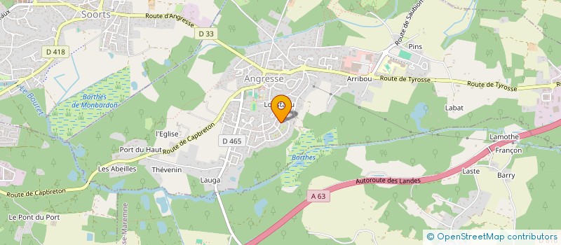 localisation de l'entreprise NYMA IMMO  ANGRESSE