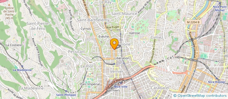 localisation de l'entreprise NYMERA à NICE