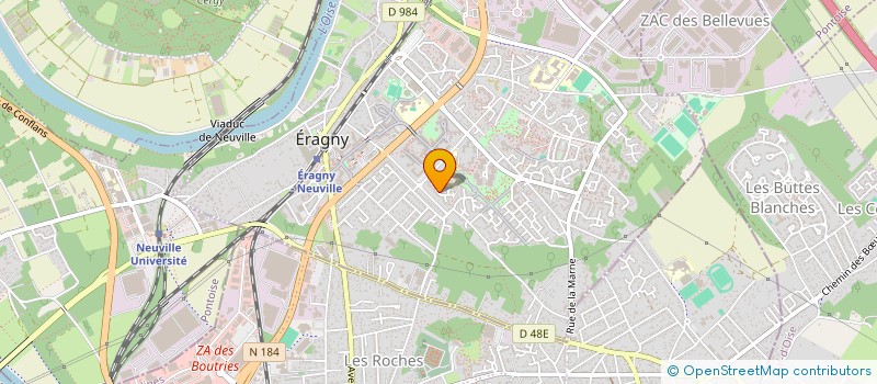 localisation de l'entreprise NYMERIA IMMO  ERAGNY