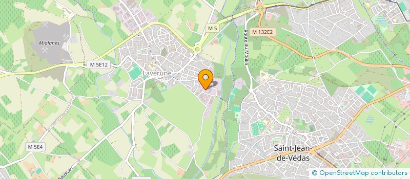 localisation de l'entreprise NYMPH' POLE DANCE  LAVERUNE