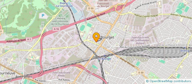 localisation de l'entreprise NYMPHAR.AI à LE BOURGET