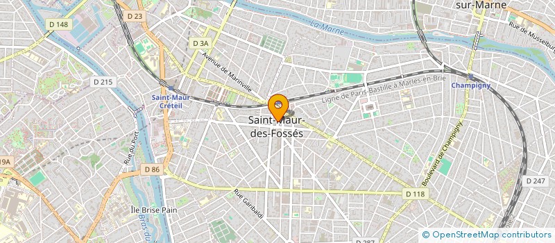 localisation de l'entreprise NYMPHEA  SAINT-MAUR-DES-FOSSES