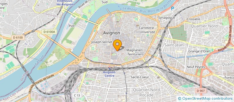 localisation de l'entreprise NYMPHEA  AVIGNON