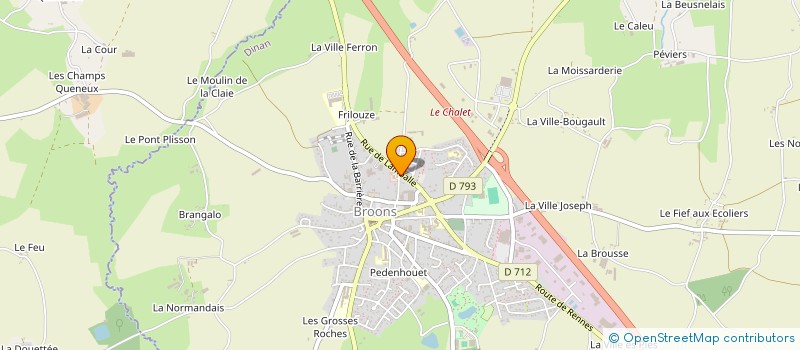 localisation de l'entreprise NYMPHEA à BROONS