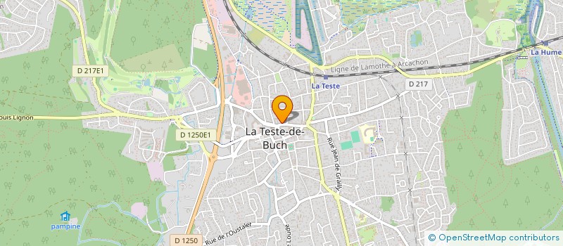 localisation de l'entreprise NYMPHEA à LA TESTE-DE-BUCH