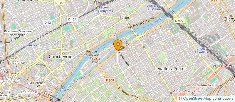 localisation de l'entreprise NYMPHEAS à NEUILLY-SUR-SEINE