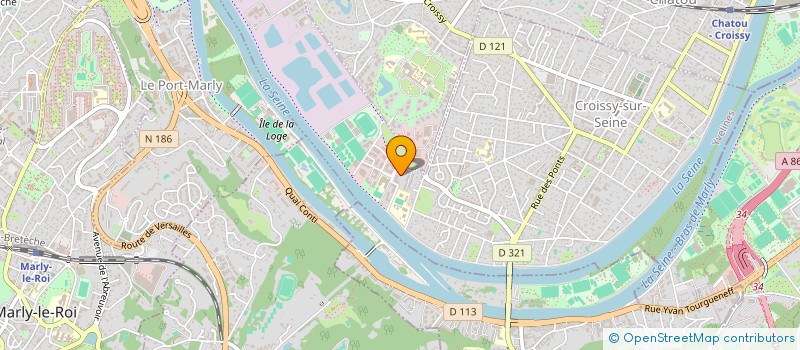 localisation de l'entreprise NYMPHEAS  CROISSY-SUR-SEINE