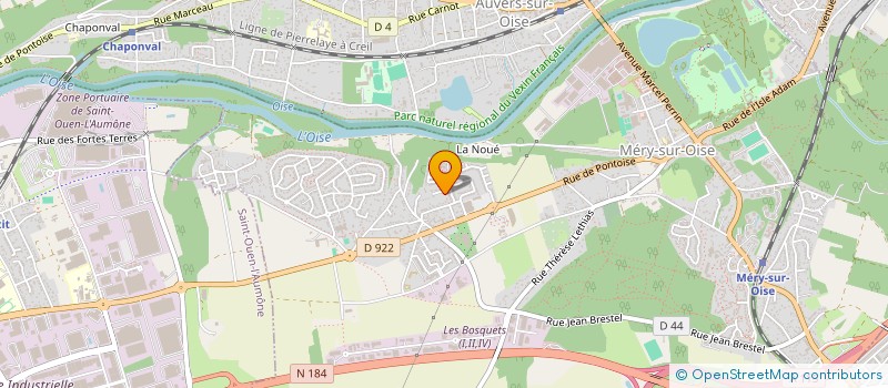 localisation de l'entreprise NYMPHEAS DE MONET  MERY-SUR-OISE