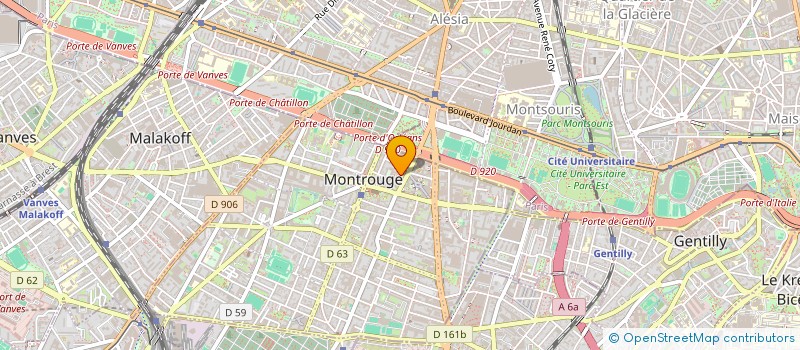 localisation de l'entreprise NYMPHEAS WIRELESS NETWORKS à MONTROUGE