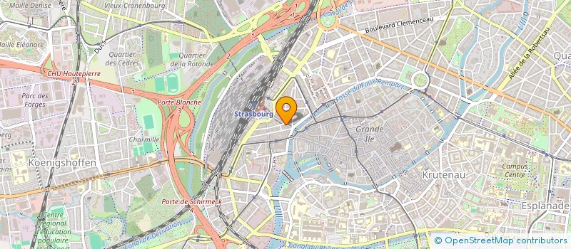 localisation de l'entreprise NYMTRANSPORT à STRASBOURG