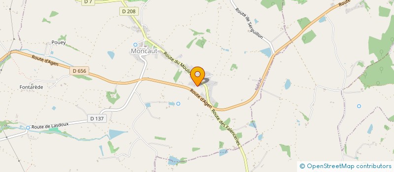 localisation de l'entreprise NYNA INVEST  MONCAUT